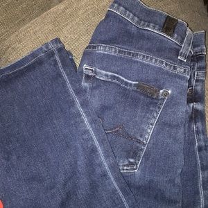 7 for all mankind blue jeans size 27 2/$15